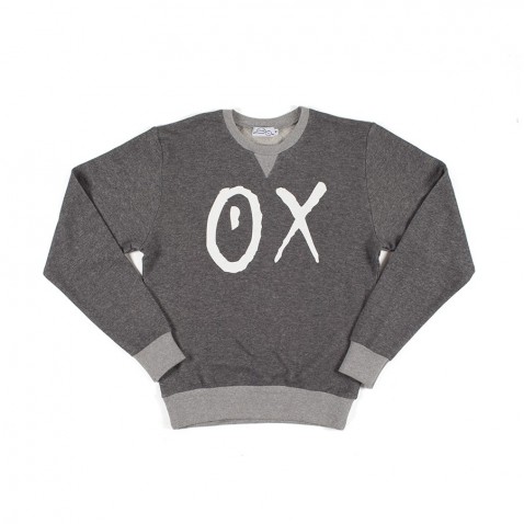 Sweater OX Gris / Blanc pour 130